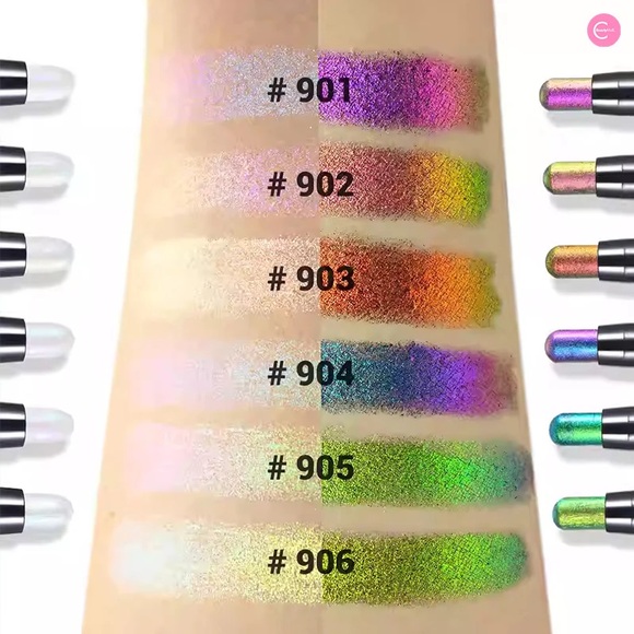 CHARMACY Double Headed Eyeshadow Highlighter Stick #901 Metallic - Picture 3 of 3